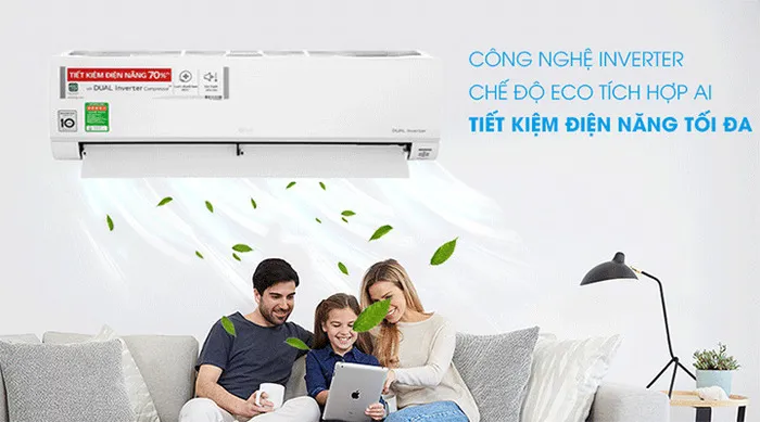 Tiết kiệm điện năng Dual Inverter